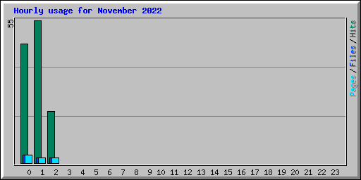Hourly usage for November 2022